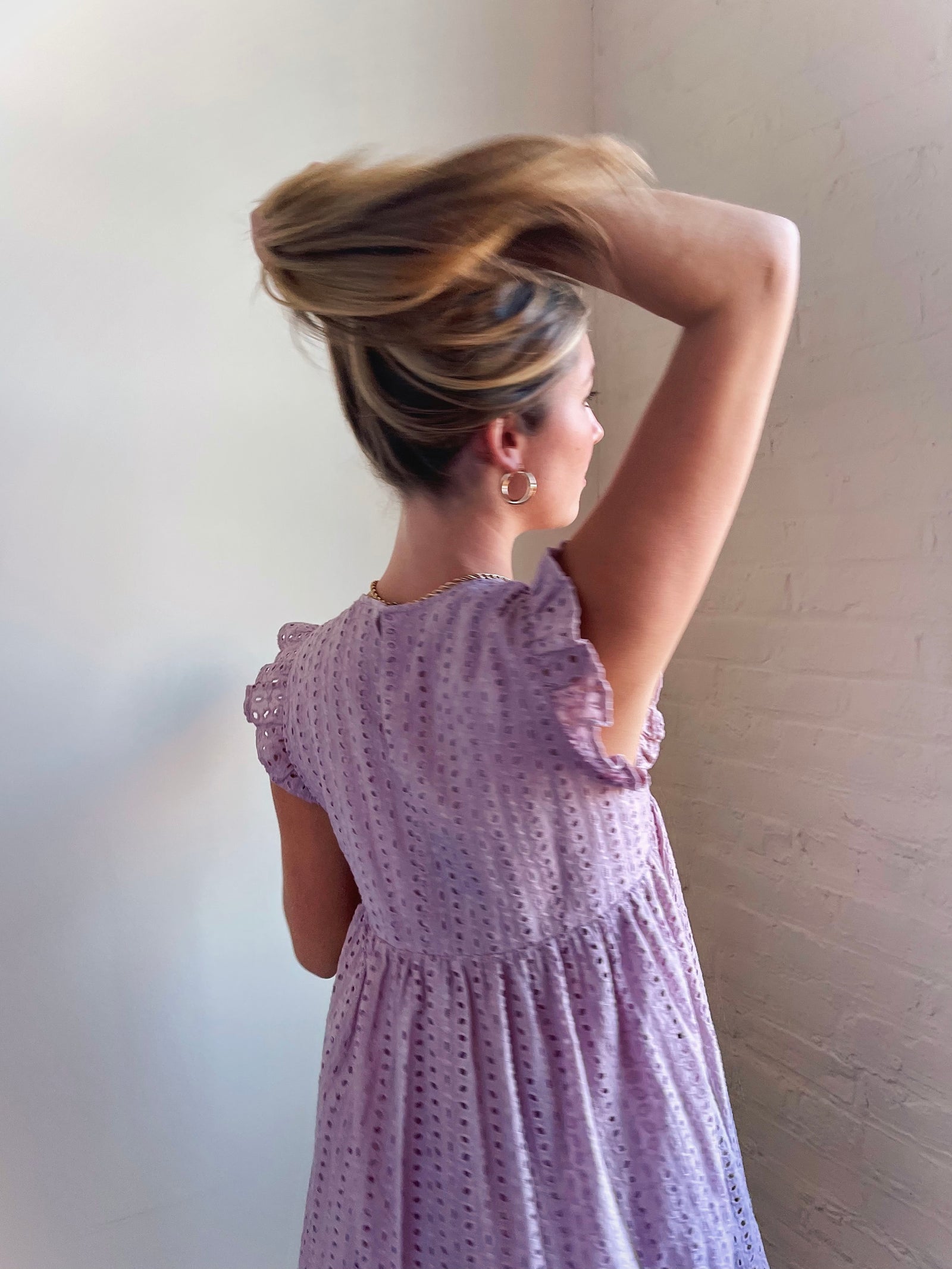 mustard seed pink dress Mustard Seed Asymmetric Ruffle Midi Dress - Final Sale